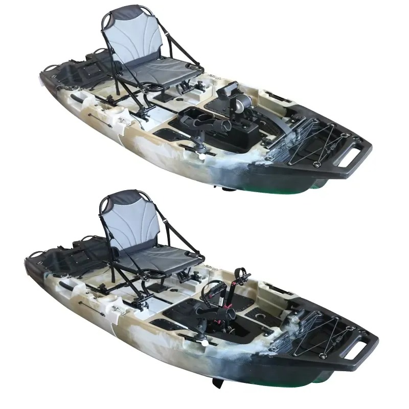 8ft Modular Single Seat Fin Pe - Fishing Kayak Pedal Drive recension och pris