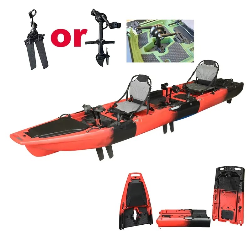 Hot Sale 14FT 2-Person Double  - Fishing Kayak Sit In recension och pris