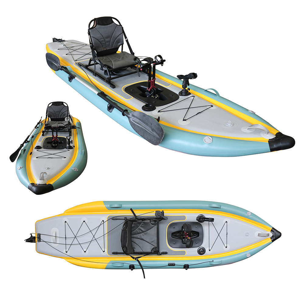 Pedal Propulsion Foldable Infl - Fishing Kayak Sit In recension och pris