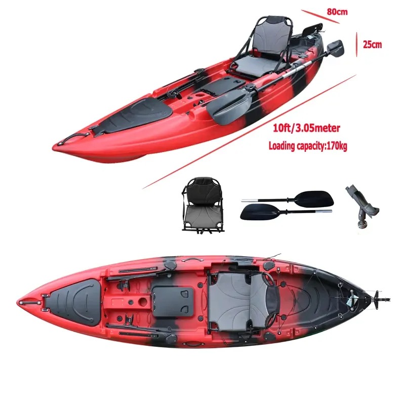 10ft Single Seat Sit on Fishin - Fishing Kayak Paddle recension och pris
