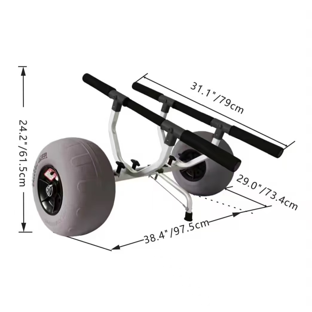 Yak Outdoors Aluminum Kayak Tr - Fishing Kayak Cart recension och pris
