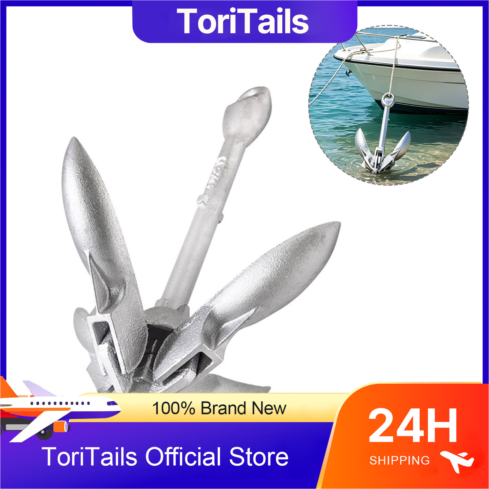 KOETSU Collapsible Boat Anchor - Fishing Kayak Anchor recension och pris
