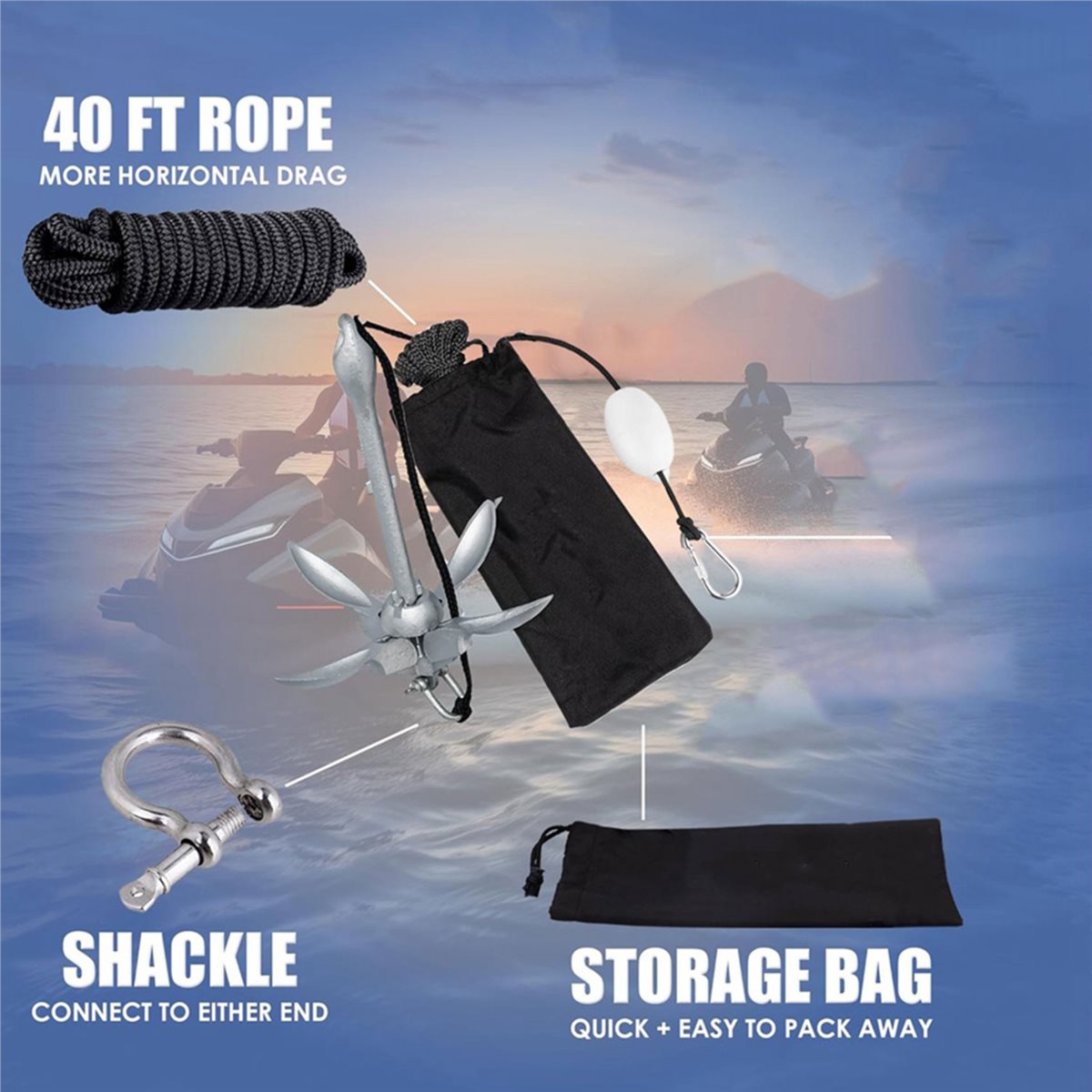 Big Discount Kayak Anchor, 3.5 - Fishing Kayak Anchor recension och pris