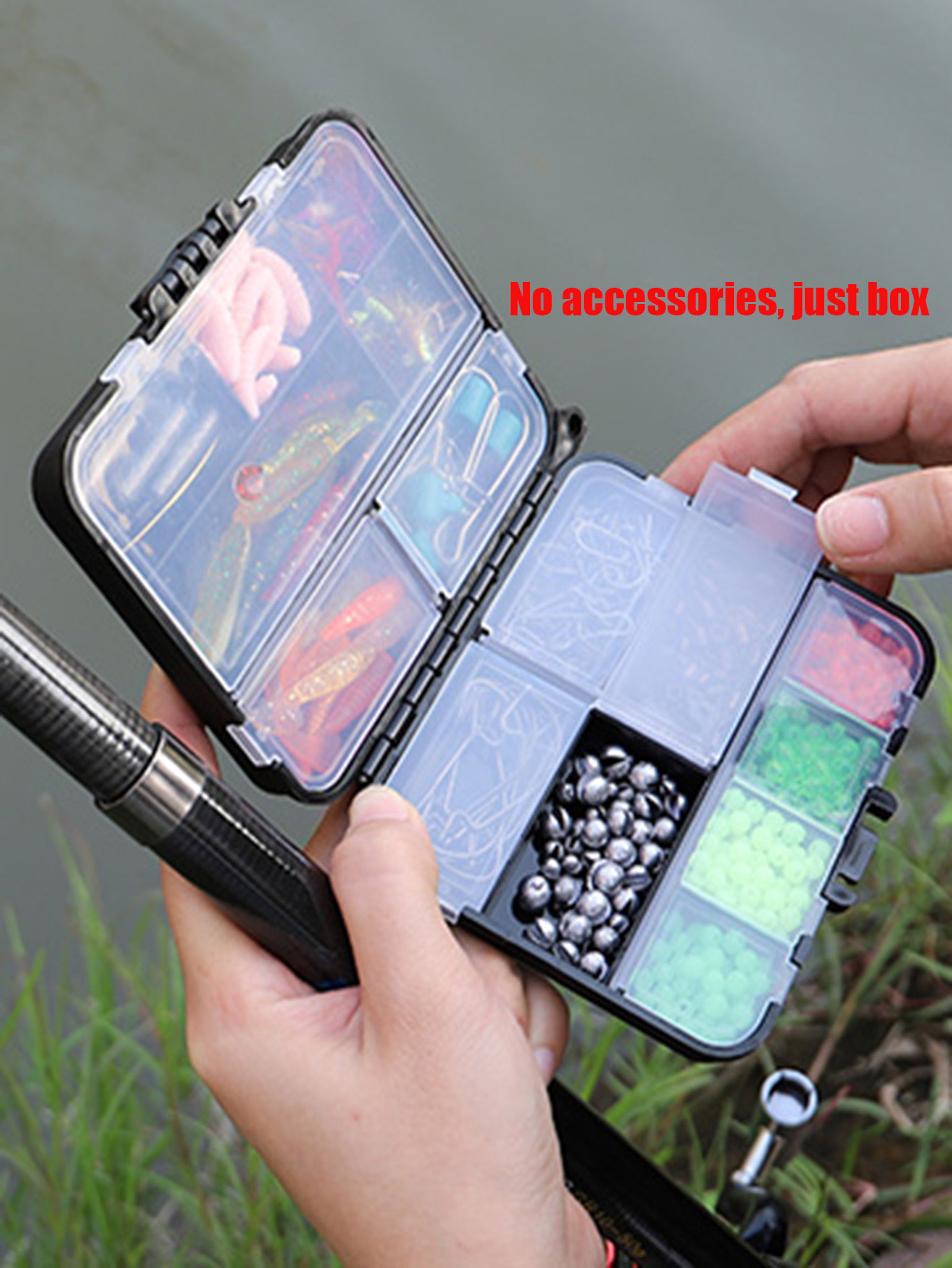 Small Tackle Box Organizer Min - Fishing Kayak Crate recension och pris