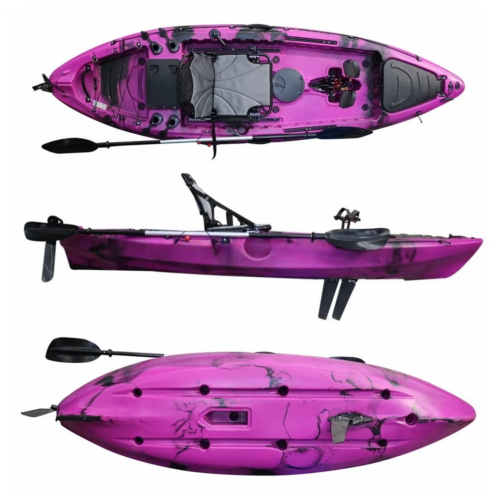 New Designed Plastic Kayak Fis - Fishing Kayak Pedal Drive recension och pris