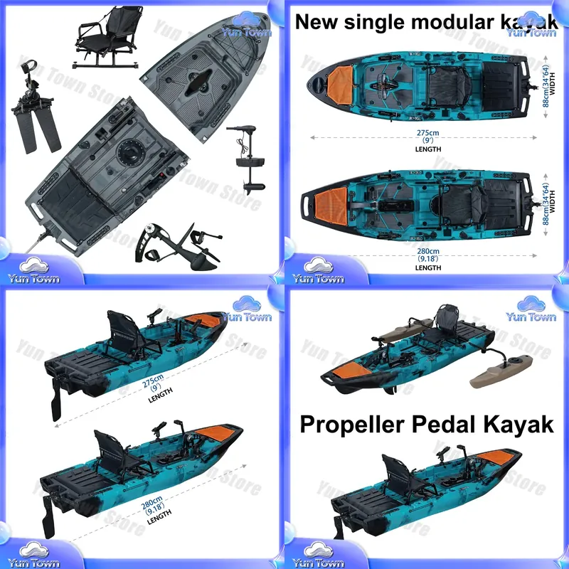 Modular Kayak 9.5ft Sit On Top - Fishing Kayak Sit In recension och pris