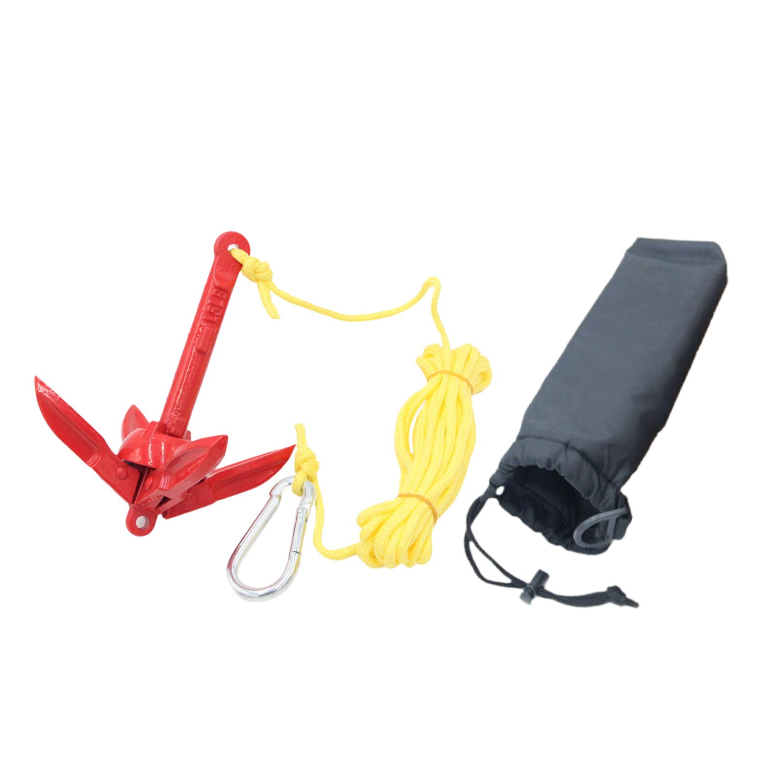 Carbon Steel Folding Boat Anch - Fishing Kayak Anchor recension och pris